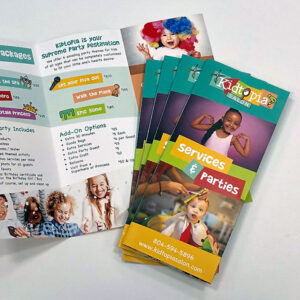 Brochure printing trifold and bifold